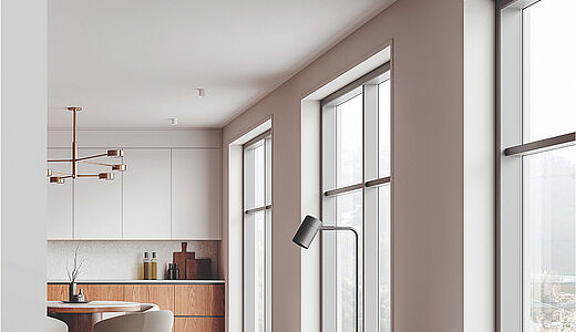 Alpina Mineral Beton auf Holz, Möbeln und Böden anwenden