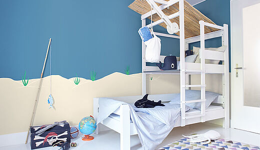 Das Kinderzimmer für Jungen ab 3 Jahren – coole Farbtipps mit Blau