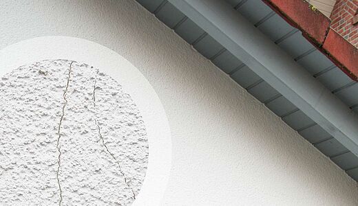 Tipps zum Streichen rissiger Fassaden