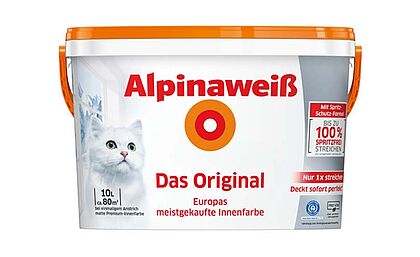 2019: „Alpinaweiß Das Original“ wird spritzfrei