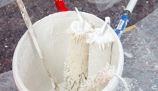 Wandfarbe entsorgen und lagern