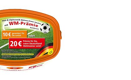 2014: Mit seinem WM-Gewinnspiel sorgt Alpina für Furore im Markt