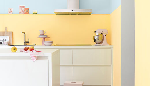 Wandgestaltung mit Farbe