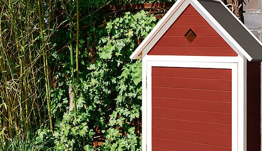 Holzobjekte Wetterfest streichen