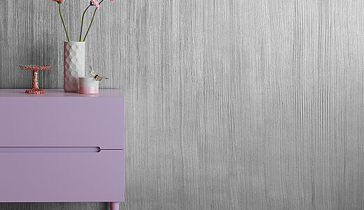 Metallic Wandfarbe in Silber, Gold und Mokka