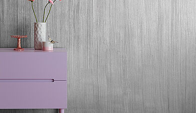 Metallic Wandfarbe in Silber, Gold und Mokka - Alpina Farben