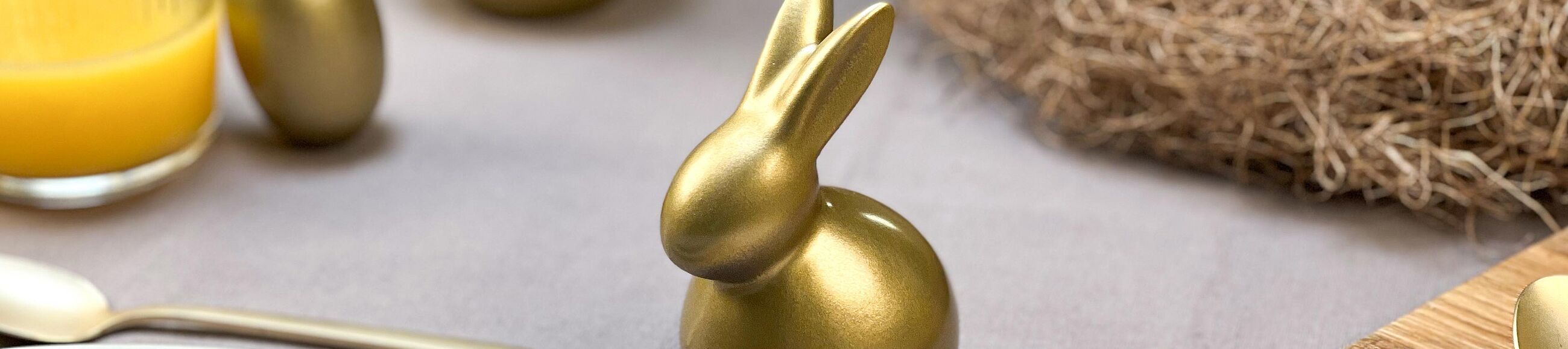 Gedeckter Ostertisch