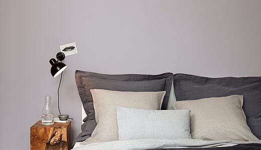 Mauve als Wandfarbe: elegant und modern