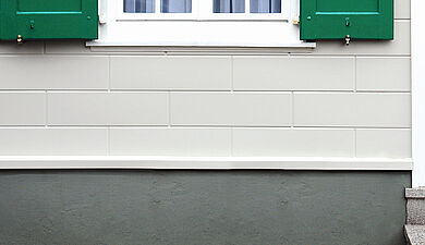 Sockel streichen - Alpina Farben