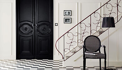 Schwarz und Weiß - Alpina Farben