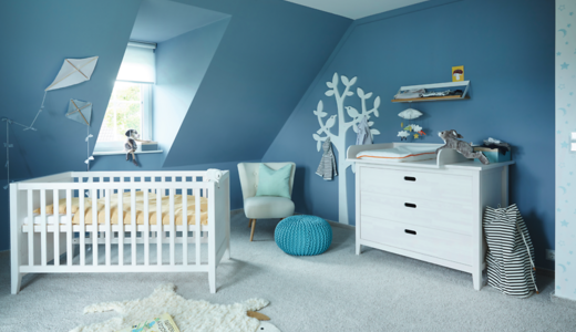 Wandfarben für das Jungen-Babyzimmer – Moderne Farbtipps mit Blautönen