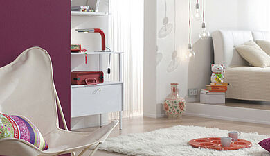 Weiß mit bunten Farben kombinieren - Alpina Farben