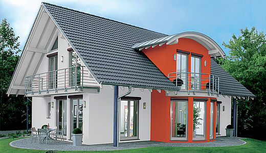 Farbgestaltung von Fassaden