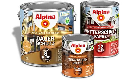 2019: Alpina Holzschutz-Sortiment