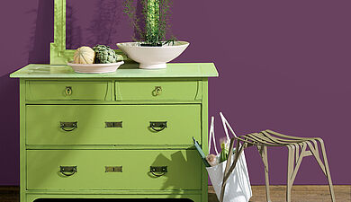 Lackieren: Raumgestaltung über die Wand hinaus - Alpina Farben