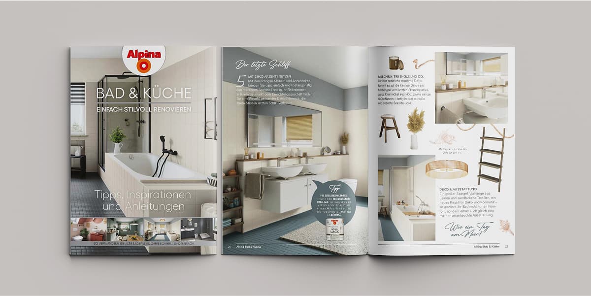 Vorschaubild der Alpina Bad & Küche Broschüre