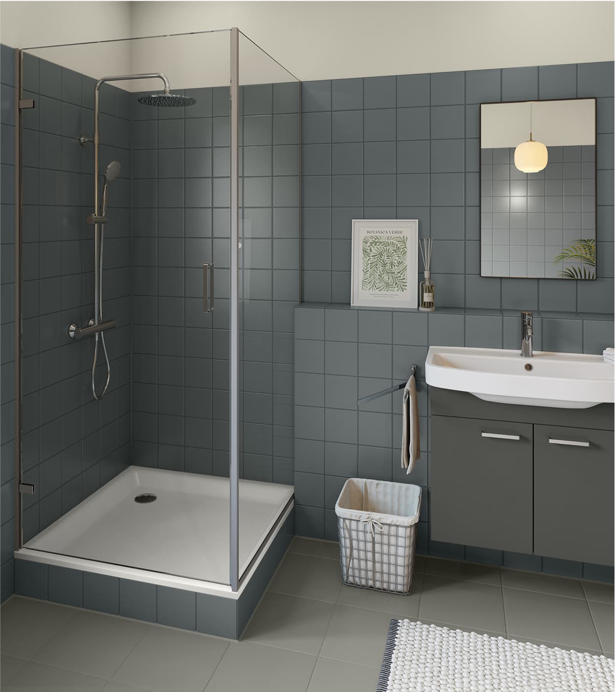 Bild eines Badezimmers