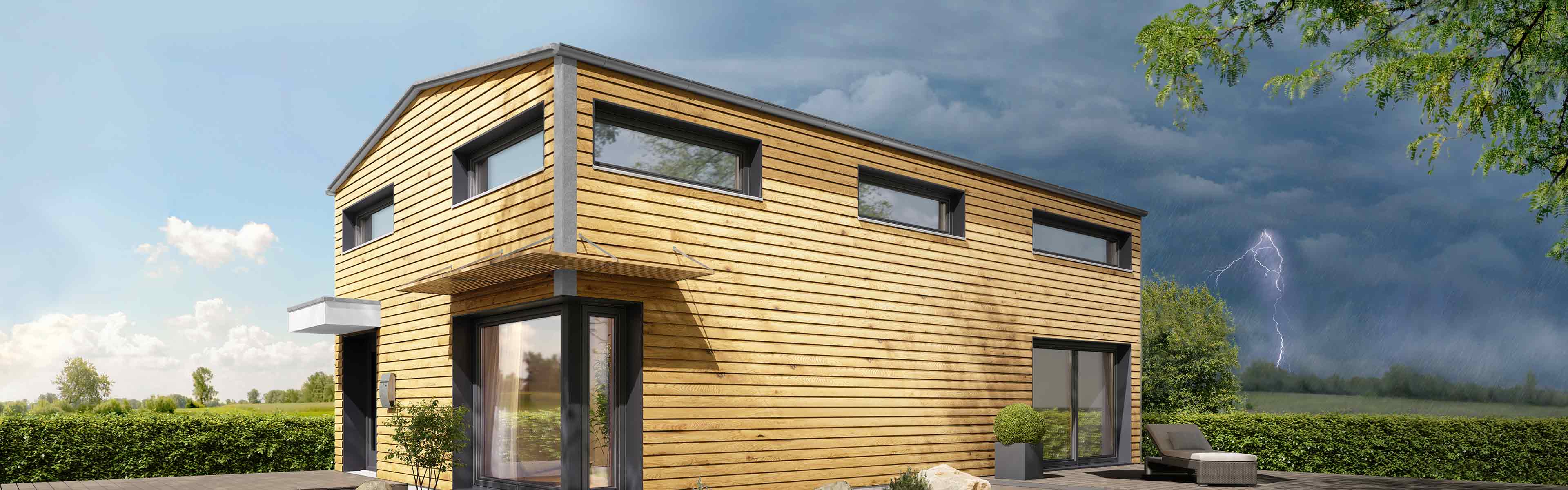 Holz-Lasuren & Holz-Grundierungen für außen - Mit den Alpina Holz-Lasuren in verschiedenen Holzfarbtönen sowie Weiß und Grau lasieren und imprägnieren Sie alle Holzobjekte im Außenbereich.